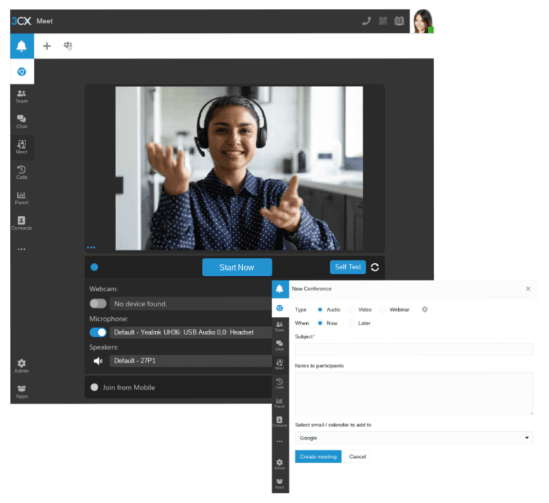 3CX Videokonferenz